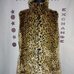 Kristen Blake Leppard print vest